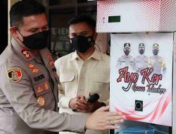 Dispenser Sensor Polresta Malang Kota Inovasi Pelayanan Publik Tanpa Kehadiran Polri