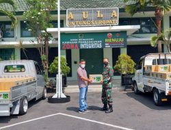 Korem 083/Bdj Terima 150 Paket Sembako dari PT Pama Persada Nusantara