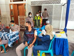 Bhabinkamtibmas Polres Batu, Monitoring Vaksinasi di Tingkat Kelurahan
