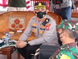Kapolres Batu Sambut Kunker Aster Kasad sebelum Tinjau Lokasi TMMD ke-112
