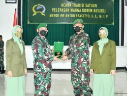 Korem 083/Bdj Lepas Kasiter Jadi Pabandya Ren Opslat Paspampers Mabes TNI
