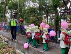 Kamsel Satlantas Polres Malang Ajak Pelajar Usia Dini ke Taman Lalu Lintas