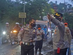 Pastikan Kesiapsiagaan Anggota Kapolres Malang Cek Lokasi Rawan Banjir Bandang