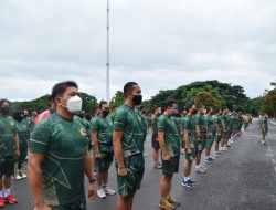 Korem 083/Bdj Bersama Satjar Balak/Aju Rem 083/Bdj Gelar Olahraga Bersama