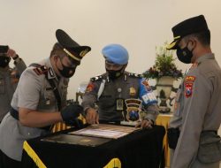 Kapolres Malang Pimpin Sertijab Beberapa Pejabat di Lingkungan Polres Malang
