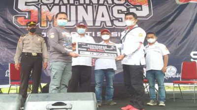 Kasrem 083/Bdj Hadiri Apel Siaga Bersama Komunitas Suzuki Jimny Indonesia