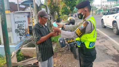 Tak Bosan Ingatkan Prokes, Kapolsek Kepanjen: Jadikan Prokes Sebagai Kebutuhan