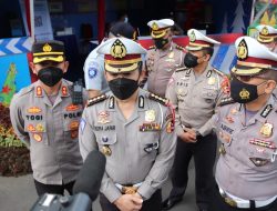 Tim Pamatwil Korlantas Polri Kunjungi Posyan Alun-alun Kota Batu