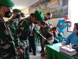 Pangdam V/Brw Bangga Anak Usia 6 Hingga 11 Tahun Berani Divaksin
