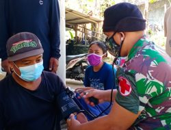 Tim Kesehatan TNI AD Cek Kondisi Kesehatan Pengungsi Gunung Semeru