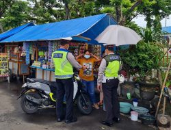 Satlantas Polres Malang Imbau Pedagang dan Cafe Adanya Penutupan Akses Jalan Trunojoyo