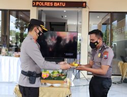 Sebanyak 38 Anggota Polres Batu Jalani Prosesi Kenaikan Pangkat
