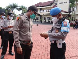 Tingkatkan Kedisiplinan Anggota, Sipropam Polres Batu Gelar Operasi Gaktibplin
