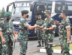 Danrem 083/Bdj Sambut Kedatangan Pangkostrad