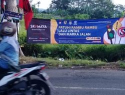 Polres Malang Pasang Spanduk Imbauan di Kawasan Rawan Kecelakaan