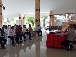 Muspika Pujon Gelar Rakor Penanganan Covid-19 Varian Omicron