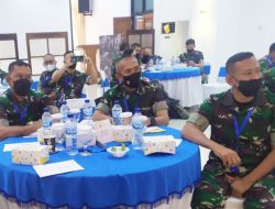 Kapenrem 083/Bdj Hadiri Rakernis Bersama Dispenad TNI AD