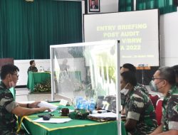 Tim Wasrik Post Audit Itdam Kunjungi Makorem 083/Bdj