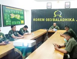 Kapenrem 083/Bdj Sampaikan Hasil Rakernis Penad TA 2022
