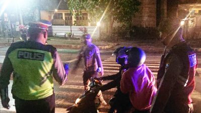 Halau Perilaku Mesum di Tempat Umum, Sat Samapta Polresta Malang Kota Ambil Tindakan