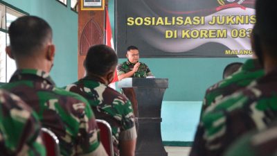 Korem 083/Bdj dapat Sosialisasi Juknis Binter Nonsatkowil dari Pusterad Mabesad