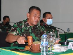 Danrem 083/Bdj Pimpin Sidang Pankar Jabatan Perwira TA. 2022