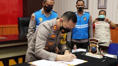 Polres Malang Gelar MoU Terkait Rekrutmen Anggota Polri TA. 2022