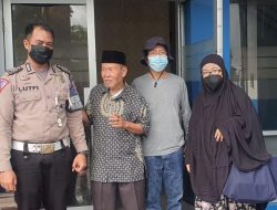 Terpisah dari Keluarga, Lansia Diselamatkan Polantas Polres Batu