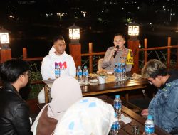 Kapolres Malang Ajak Influencer Malang Menikmati Suasana NK Cafe