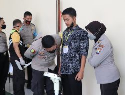 Sebanyak 40 Calon Bintara Polri, Jalani Tes Rikmin Awal di Polres Batu