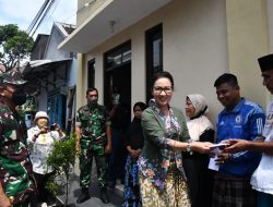 Korem 083/Bdj Bersama Mall Matos, Bantu Biaya Sewa Rumah Korban Tanah Longsor Sungai Brantas
