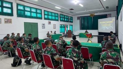 Korem 083/Bdj Gelar Penyamaan Kode Akun Staf Teritorial Jajaran