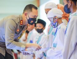 Santunan Anak Yatim Warnai Dialog Kebangsaan Bersama Kapolres Malang