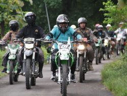 Ngetrail Bareng Petik Kopi, Bupati Karna Janji Perbaiki Jalan