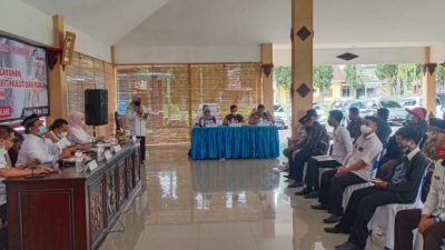 Polsek Pujon Rakor Penanganan Wabah PMK Bersama Komisi 3 DPRD Kabupaten Malang