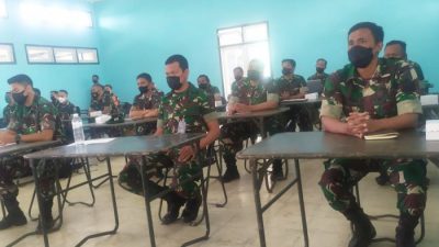 Korem 083/Bdj Gelar Bimtek Keamanan Informasi di Internet Intelijen TA 2022