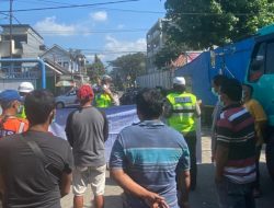 Sopir Truk Tebu Dapat Sosialisasi Keselamatan Berlalu Lintas dari Satlantas Polres Malang