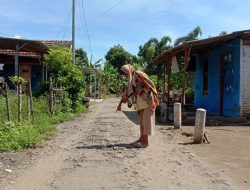 Tak Kunjung Ada Perbaikan, Jalan Desa Paowan Terancam Dipersempit
