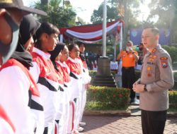 Kapolres Malang Lepas Kontingen Bola Voli Pantai di Ajang Porprov VII Jatim 2022