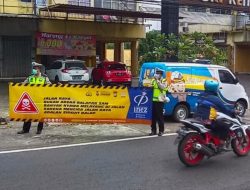 Tekan Angka Laka, Satlantas Polres Malang Rutin Melakukan Dikmas Lantas Kepada Pengguna Jalan