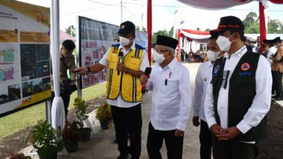 Wapres RI Kunjungi Huntap Korban Erupsi Gunung Semeru Lumajang