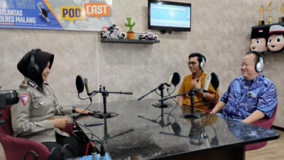 Talk Show Unit Kamsel Satlantas Polres Malang, Pentingnya Audit Keselamatan Jalan