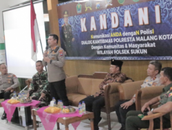 Lewat Program KANDANI Kapolda Jatim, Kapolresta Malang Kota Ajak Masyarakat Mencari Solusi Bersama
