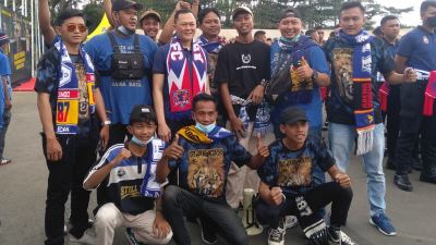 Korwil Aremania Bantur Ramaikan Lomba Yel-yel dan Koreo Aremania Piala Kapolres Malang