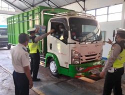 Jelang Idul Adha 2022, Satlantas Polres Malang Gelar Ram Check Kendaraan Angkutan Umum