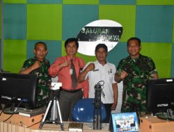 Kunjungi RRI Malang, Danrem 083/Bdj Sampaikan Akan Menggelar Salam Satu Jiwa Untuk Indonesia