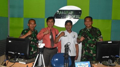 Kunjungi RRI Malang, Danrem 083/Bdj Sampaikan Akan Menggelar Salam Satu Jiwa Untuk Indonesia