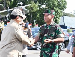 Danrem 083/Bdj Sambut Kunjungan Menhan RI Dalam Kuliah Umum di UB Malang