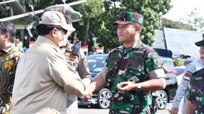 Danrem 083/Bdj Sambut Kunjungan Menhan RI Dalam Kuliah Umum di UB Malang