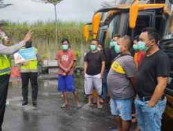 Antisipasi Laka Bus, Satlantas Polres Malang Gelar Sosialisasi Keselamatan Kepada Sopir Bus